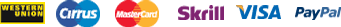 Accepted payment methods